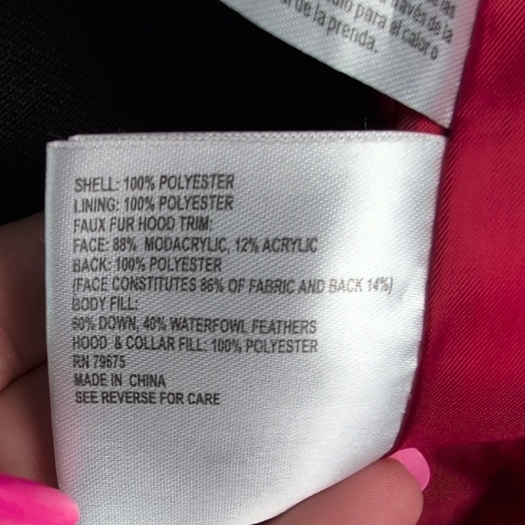 Michael Kors Red Quilted Hooded Vest - Picture 15 of 16